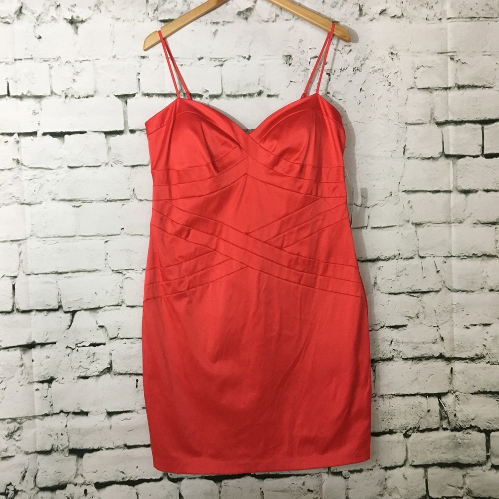 Coral cocktail dress NWT